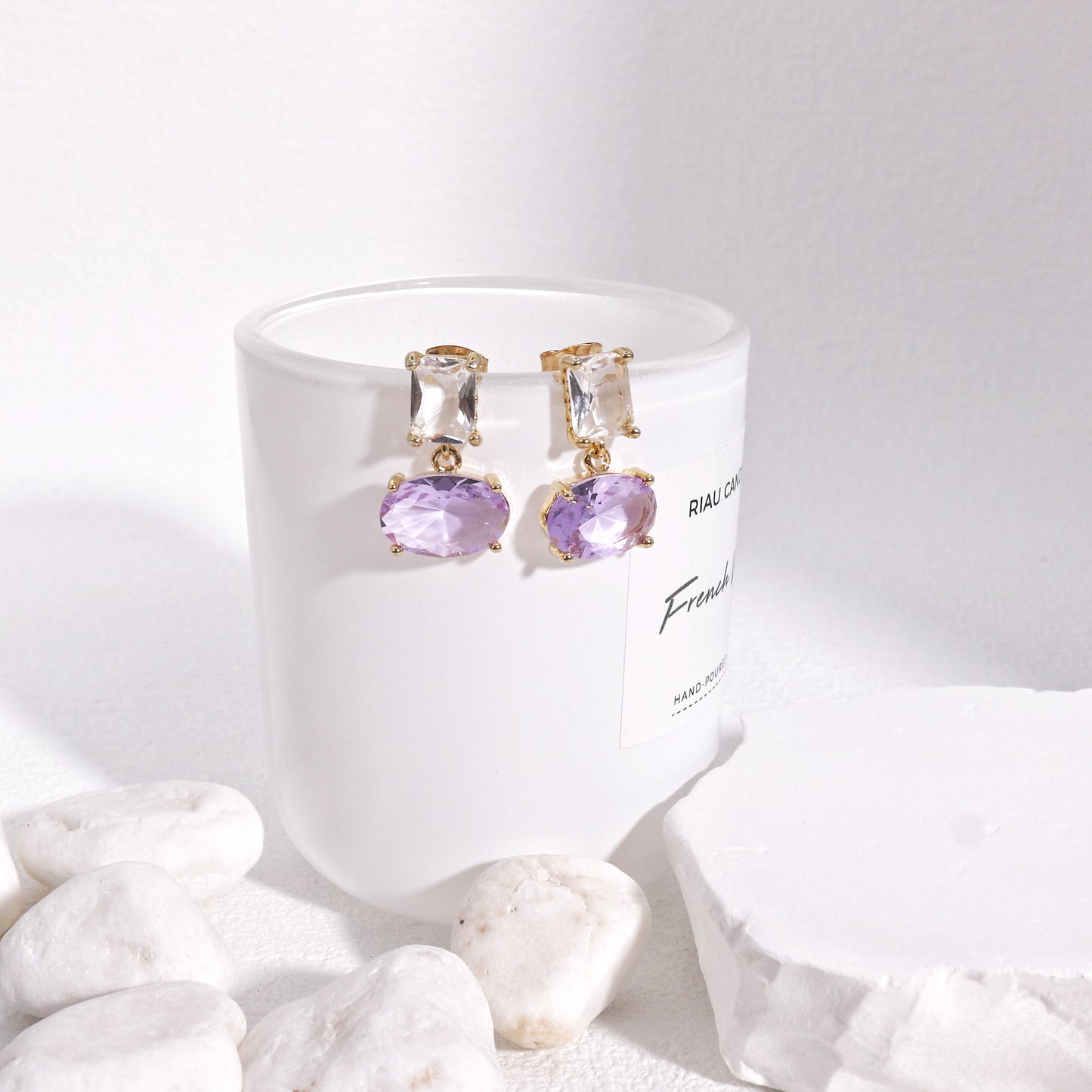 Ciara Luxury Glamour CZ Drop Earrings