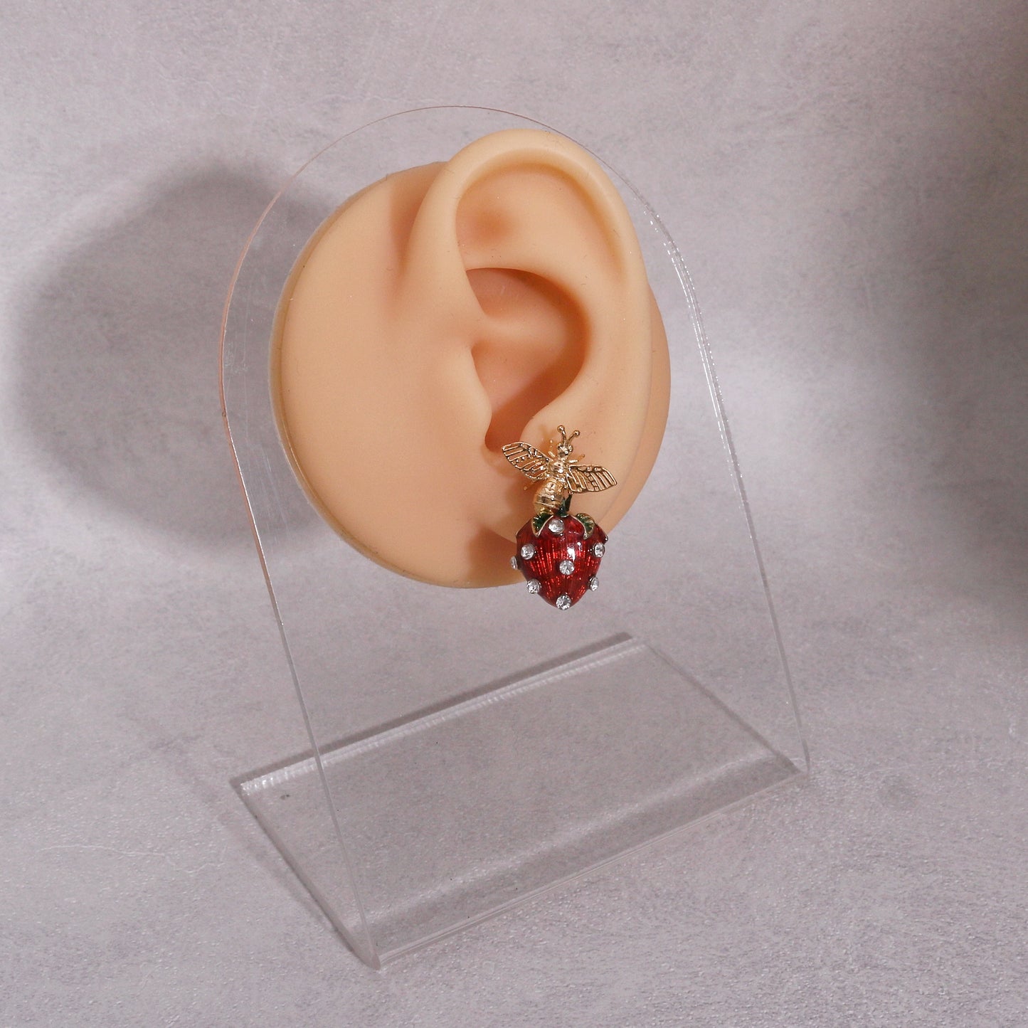 Clara Limited Edition Asymmetrical Korean Bumble Bee Earrings