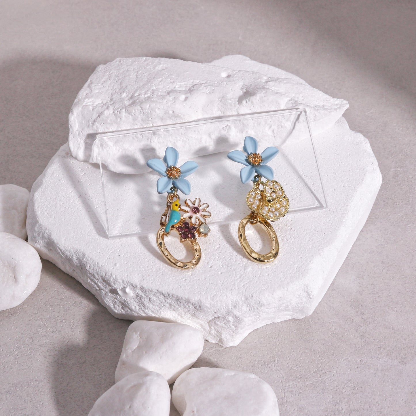 Asymmetric Sweet Fashion Dangle Earrings