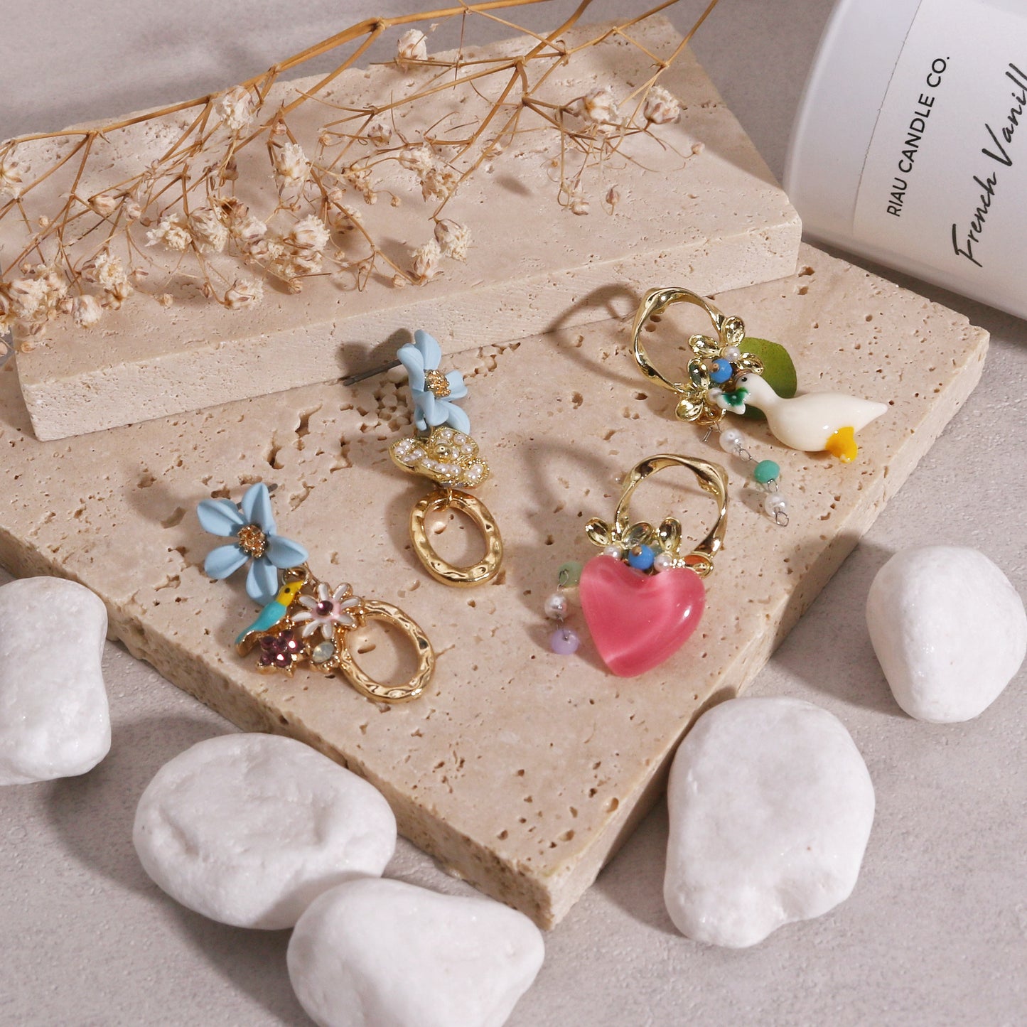 Asymmetric Sweet Fashion Dangle Earrings