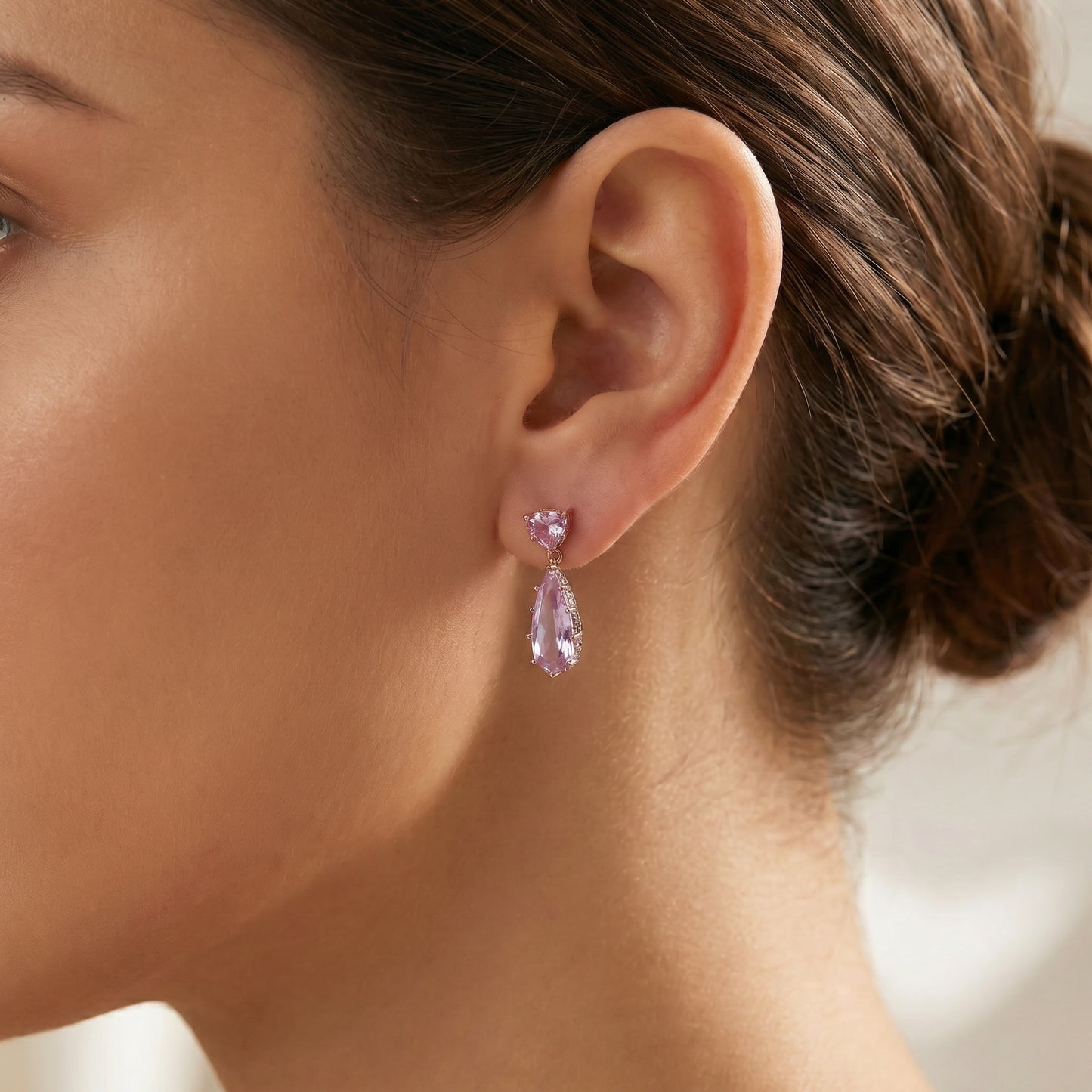 Catalina Elegant Crystal Short Dangle Earrings