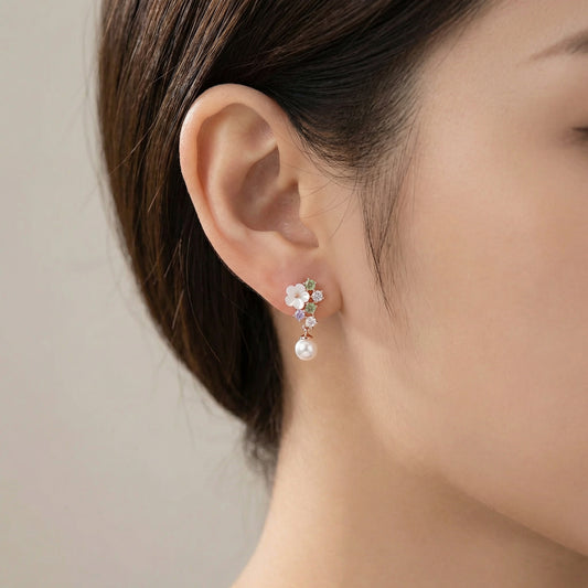 Tressa's Mini Love Floral Drop Earrings