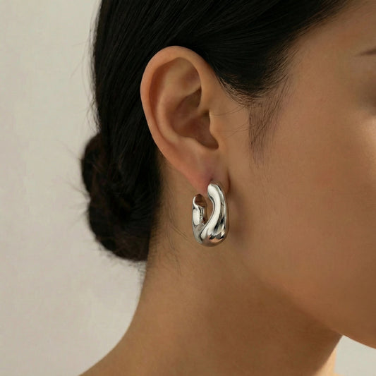 Iyanla Statement Chunky Hoop Earrings