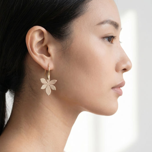 Olivia Maple Leaf Drop Dangle Earrings