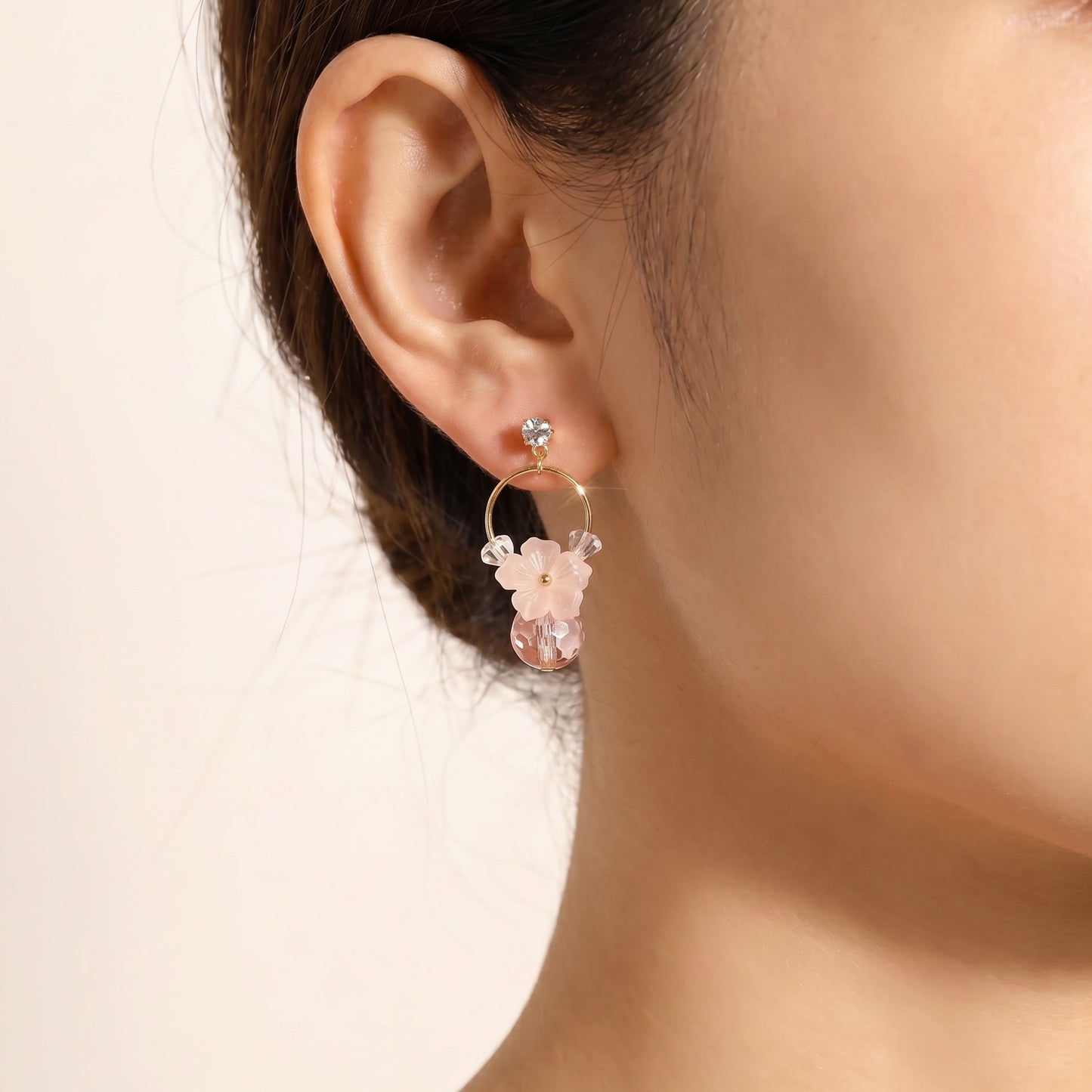 Solana Crystal Dazzling Floral Drop Earrings