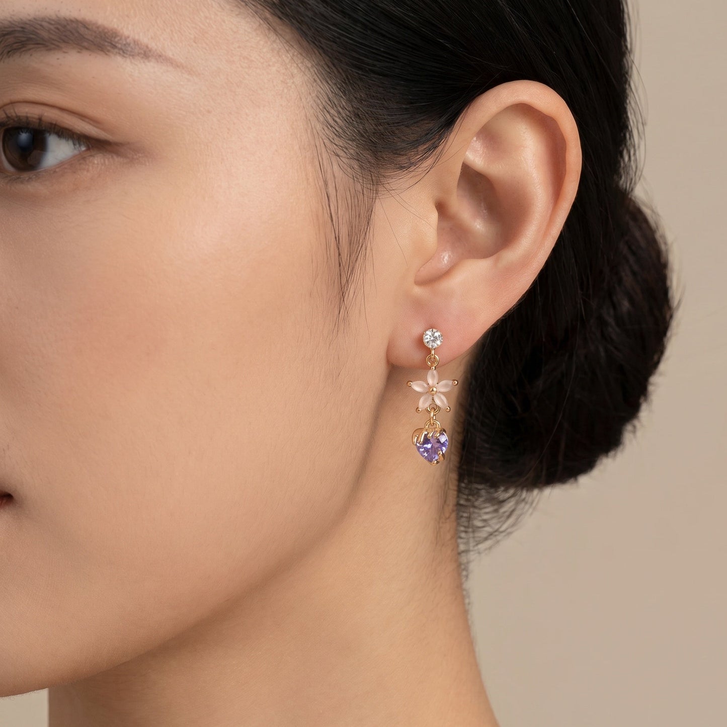 Isla Crystal Gem Dangle Earrings