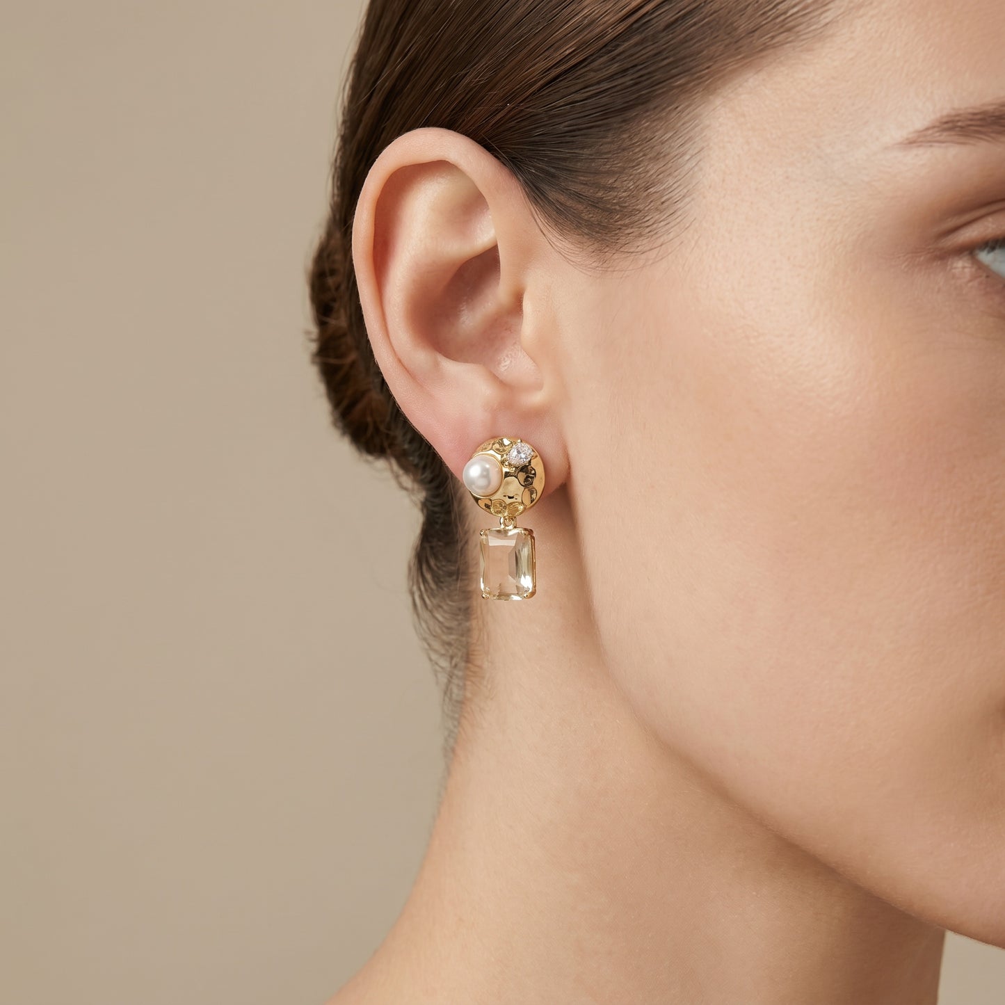 Bridgerton High Fashion Vintage Crystal Drop Earrings