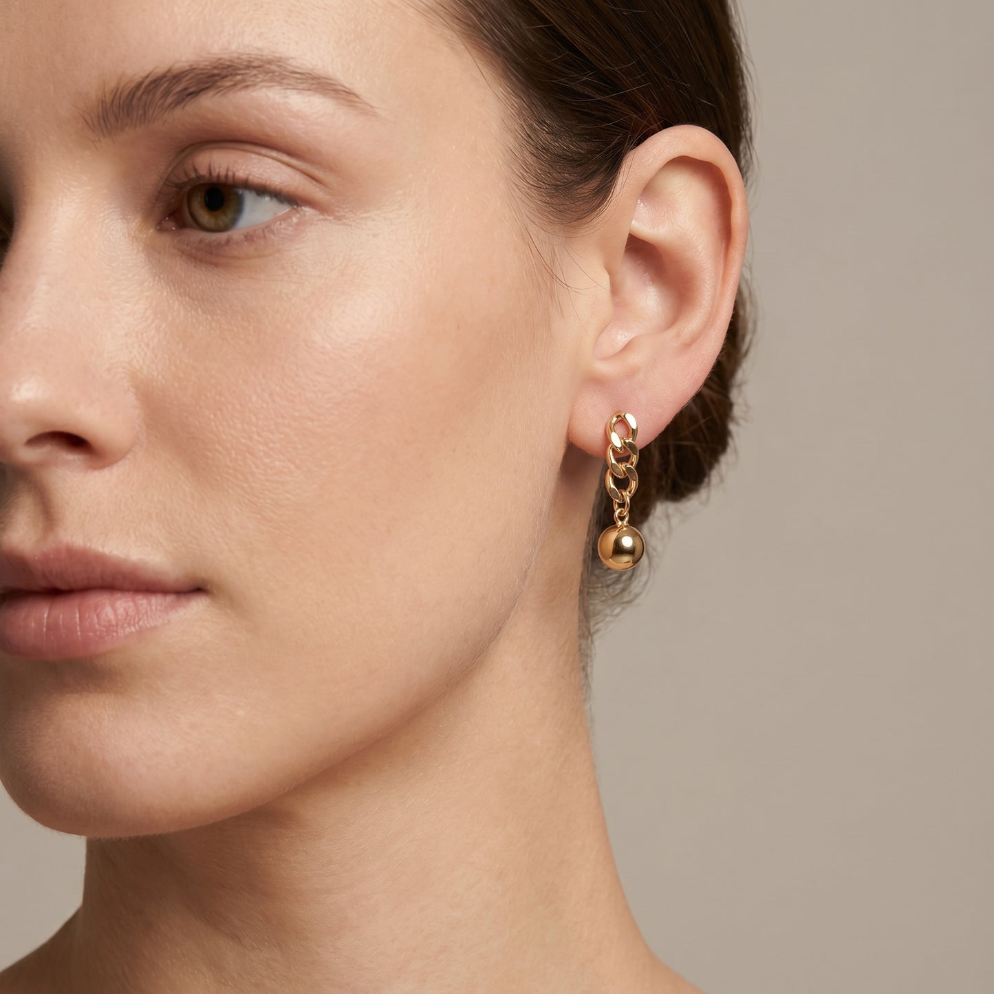 Korinna Asymmetrical Statement Drop Earrings