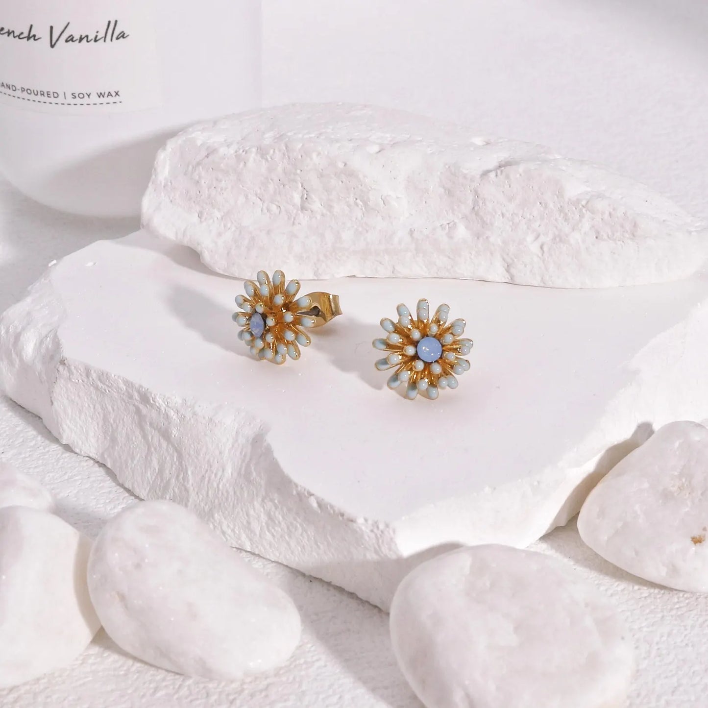 Avery Mini Sun-burst Stud Earrings